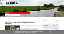 Desktop Screenshot of linksfraktion-ohz.de