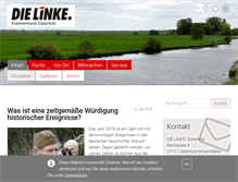 Tablet Screenshot of linksfraktion-ohz.de